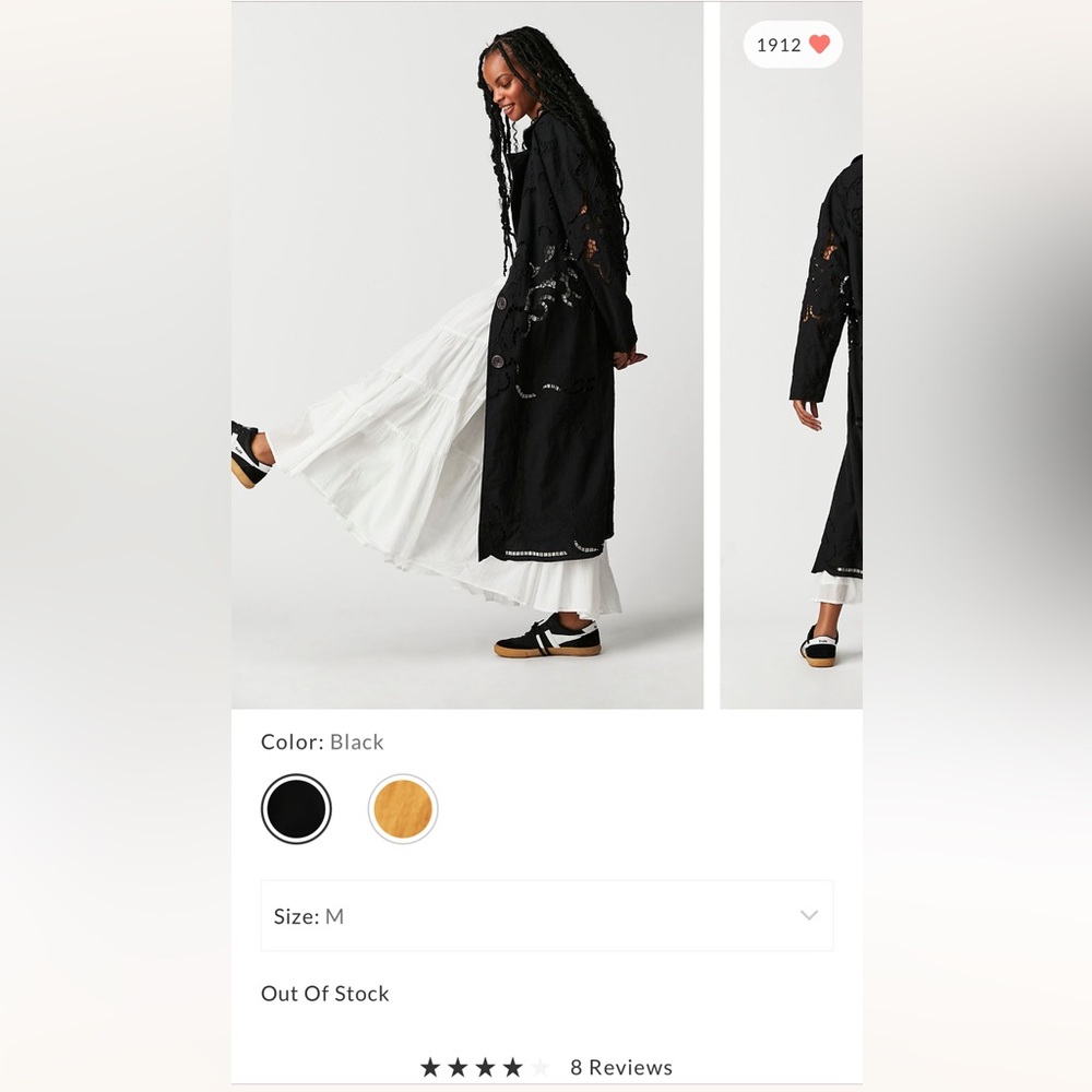 Free People Susanna Duster Coat - Picture 10 of 15